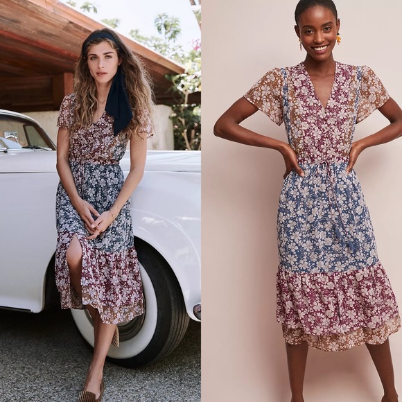 Anthropologie Dresses & Skirts - RARE Anthropologie Desert Floral Midi Dress